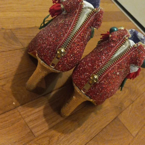 PRINCESS PROMISE Irregular Choice, Size 42, Heels W/ Glitter, US 10/11 - Picture 8 of 9